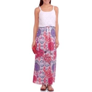 NWOT Faded Glory floral maxi dress